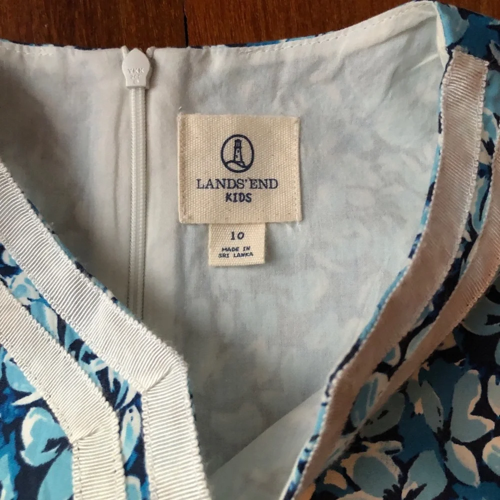 Land’s End Girls Sleeveless sheath dress size 10